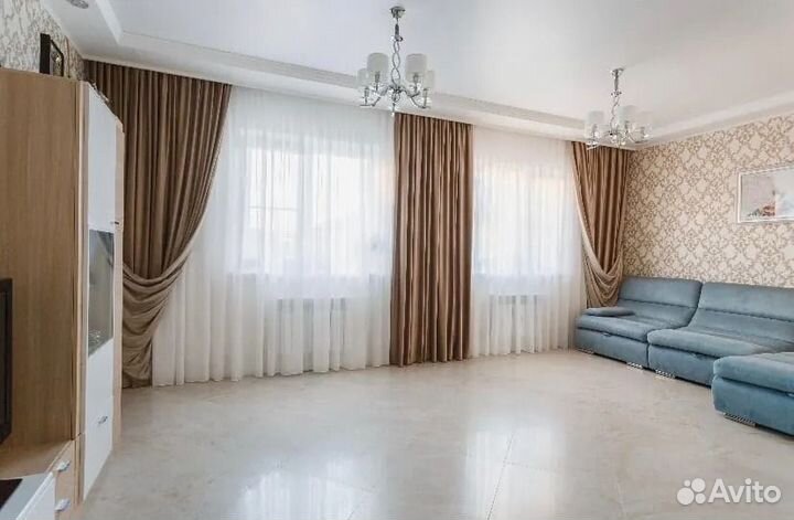 Штора из вуали молочного цвета 600х270