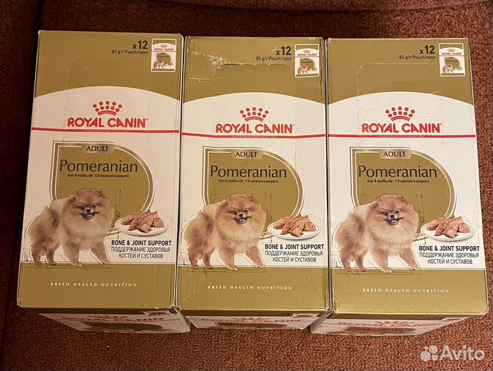 Royal Canine Pomeranian Adult(паштет) 12х85г