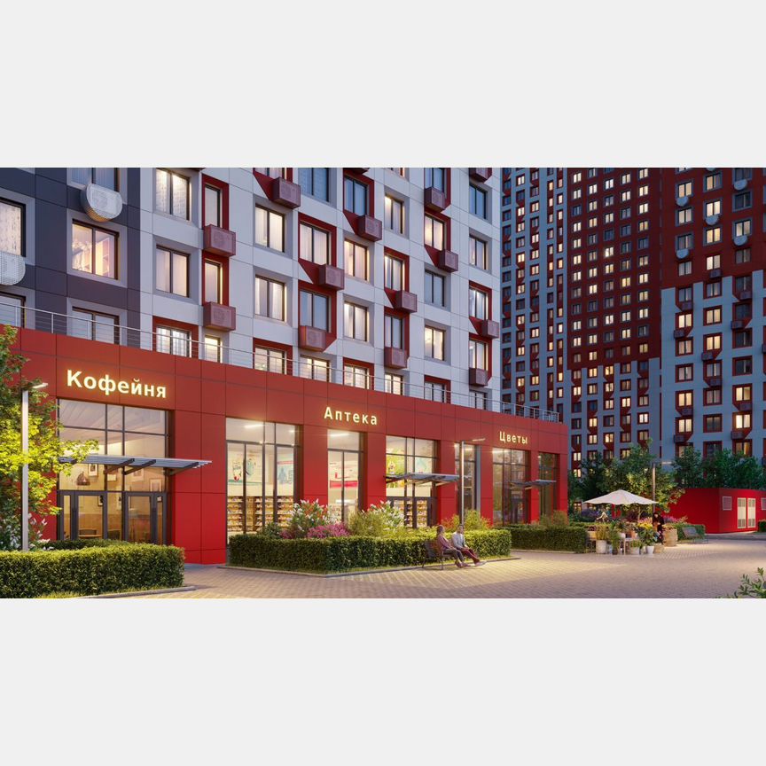 1-к. квартира, 46 м², 11/19 эт.