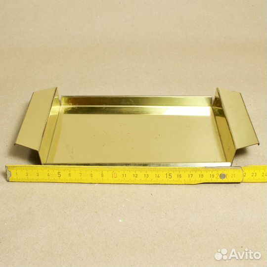 Маленький поднос латунь 16178