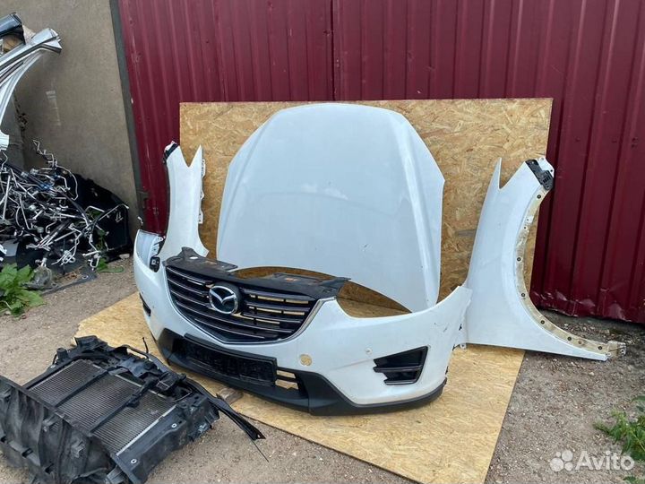 Ноускат белый Мазда сх-5, 1 поколение рестайлинг