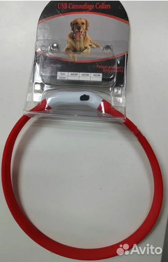 Ошейник для собак светодиодный
