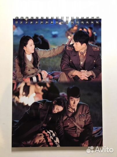 Дорама Аварийная посадка любви скетчбук блокнот