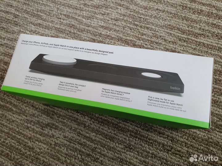 Док станция Belkin boost charge pro 3 в 1