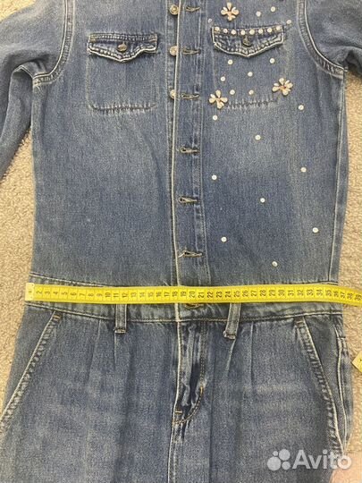 Джинсовый комбинезон женский