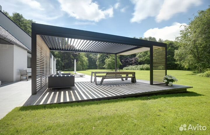 Навесы под ландшафтный дизайн