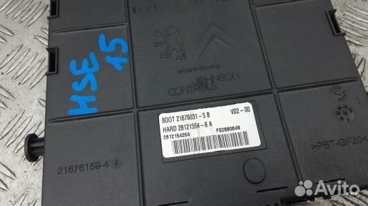 Блок комфорта peugeot 307 (HSE15M301)