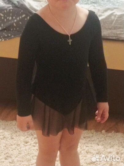 Купальник гимнастический с юбкой