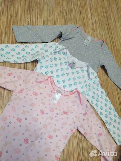 Вещи пакетом для девочки от 74 до 86