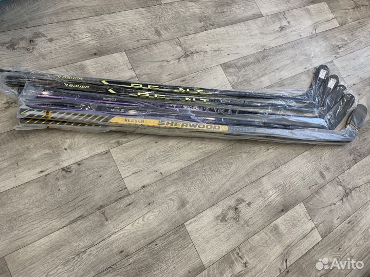 Хоккейные топовые клюшки Bauer, CCM, Sherwood