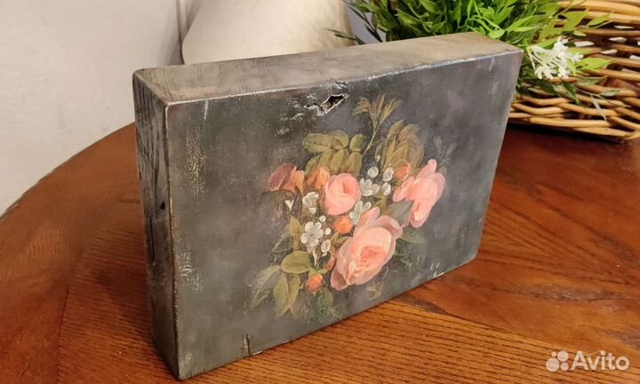 Дубовое панно ручной работы