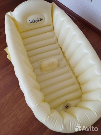Надувная ванна и круг для купания, б/у