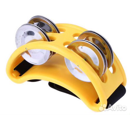 Тамбурин G-5 с креплением на ногу / руку