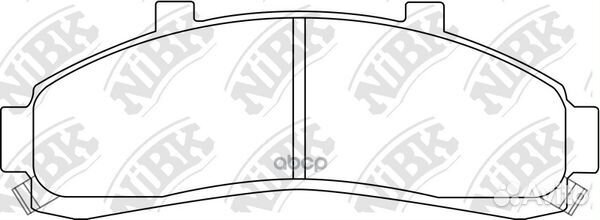 Колодки тормозные дисковые передние NiBK PN0179
