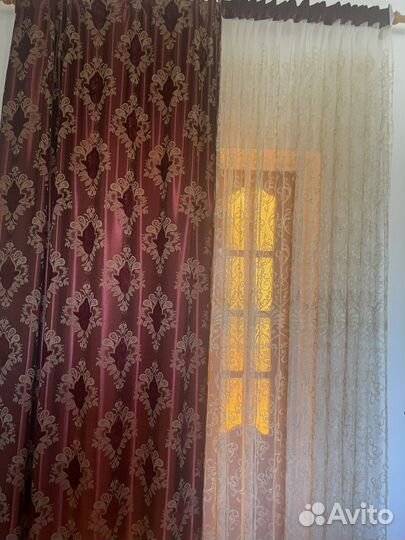 Комплект шторы и тюль