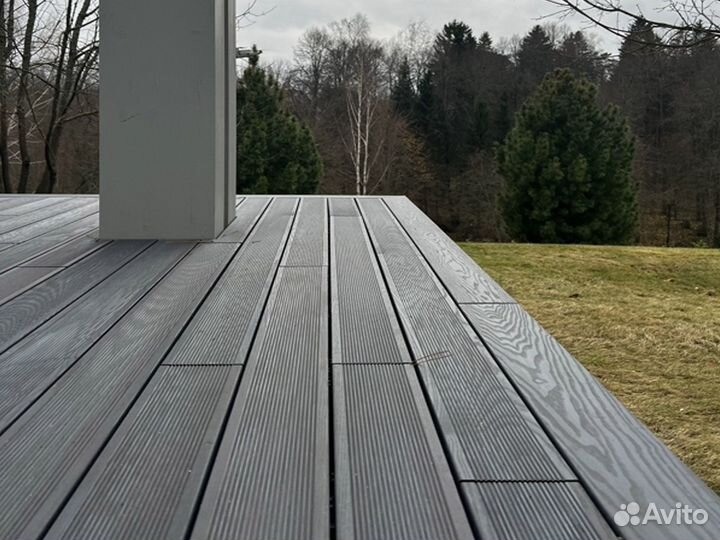 Террасная доска термоясень от производителя