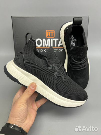 Кроссовки Romitan мужские черные летние