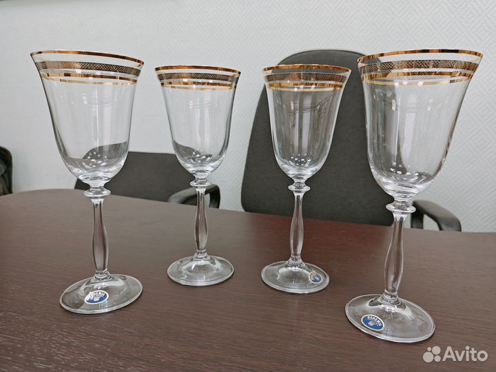 Набор бокалов для вина Bohemia (Богемия), 4 шт