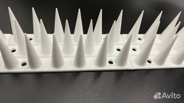 Шипы противоприсадные лук Барьер пластик 45*450 мм