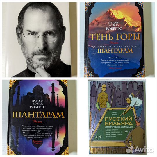 Книги Джобс Шантарам Томпсон Чак Паланик Рэй Бредб