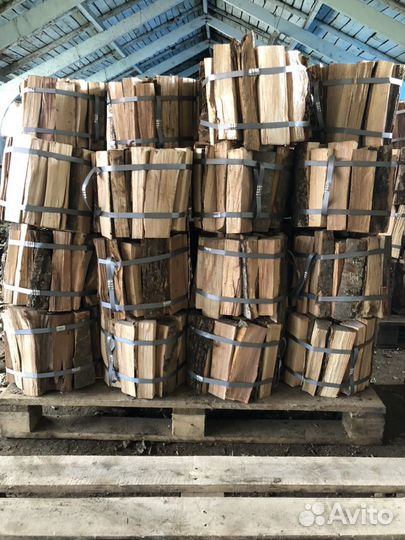 Дрова колотые вязанке