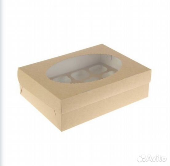 Коробка для капкейков 12 ячеек