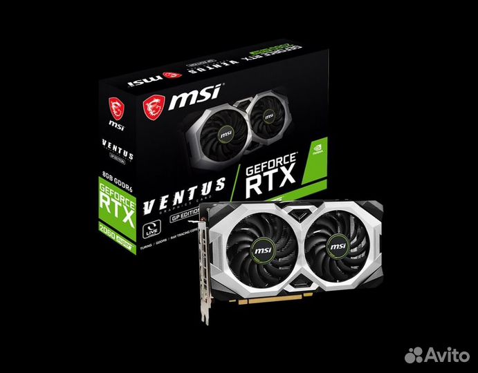 Видеокарта MSI GeForce RTX 2060 super ventus OC 8G