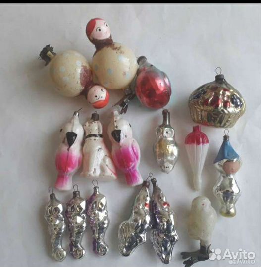 Елочные игрушки СССР