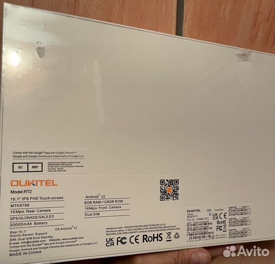 Oukitel RT2 8/128Gb Wi-Fi + Cellular