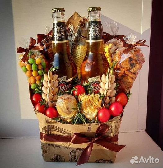 Мужские букеты съедобные