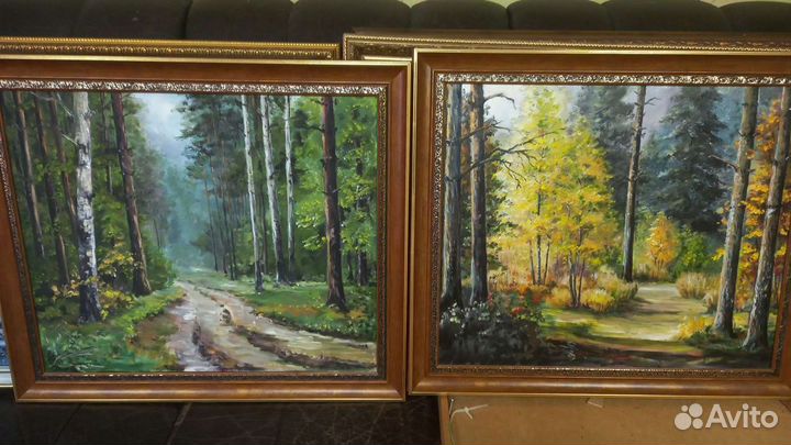 Картина маслом на холсте пейзаж