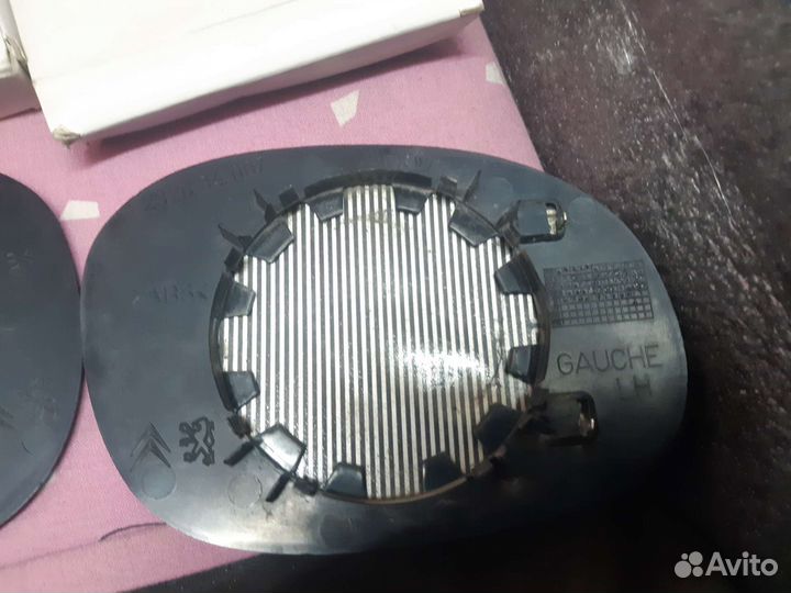 Стекло зеркала Peugeot 206,Citroen Xsara Picasso