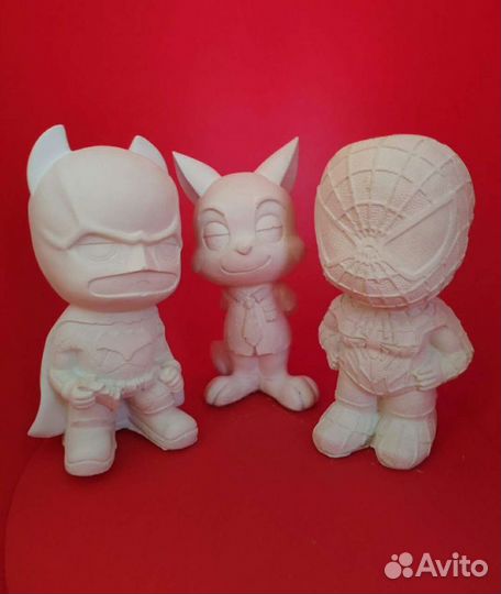 Наборы из гипсовых фигурок, раскраски