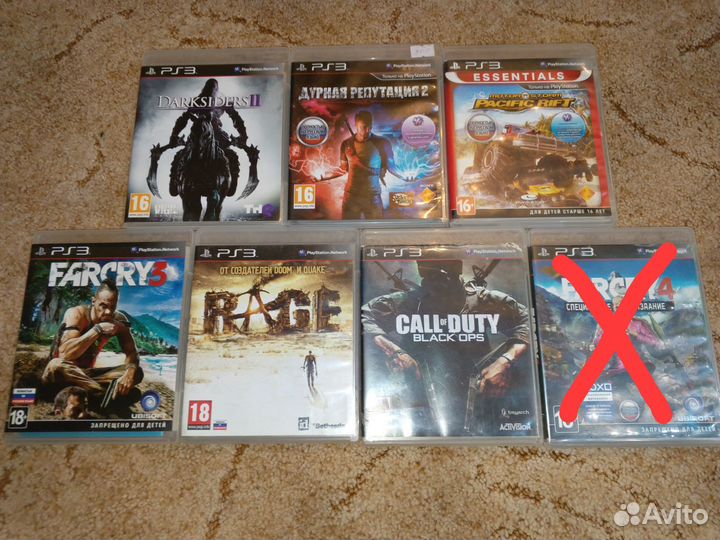 Игровые диски на ps3