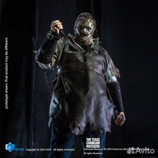 Фигуркк 1/12 Кожаное лицо от Hiya toys