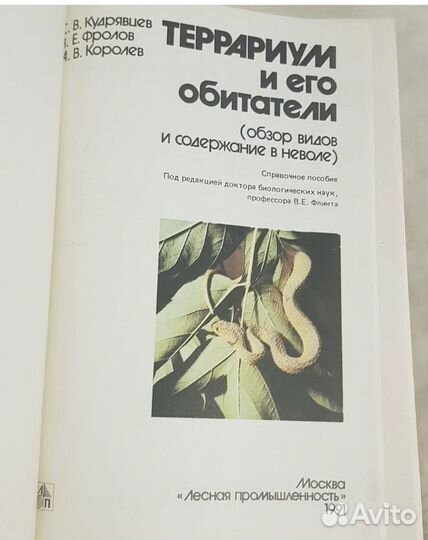 Террариум и его обитатели, Кудрявцев