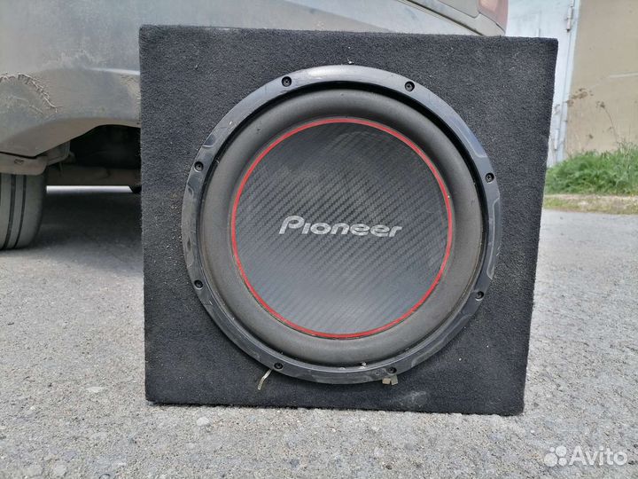 Сабвуфер Pioneer + усилитель