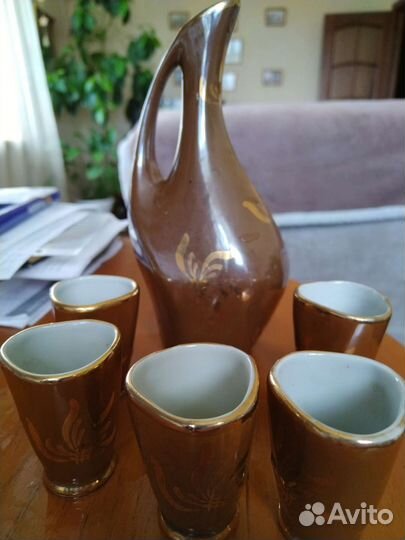 Графин с рюмками СССР
