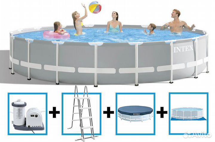 Каркасный бассейн 549х122 intex