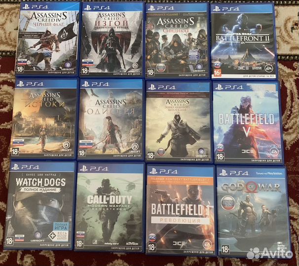 Игры для приставок ps4