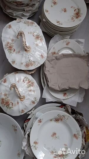 Антикварный столовый сервиз limoges