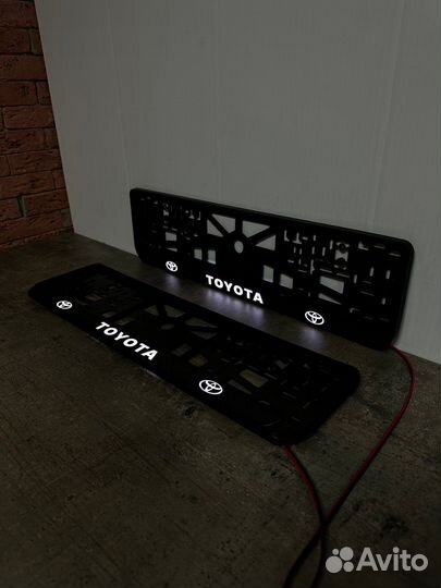 Рамка номера с подсветкой лед