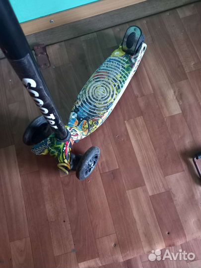 Самокат детский трехколесный бу