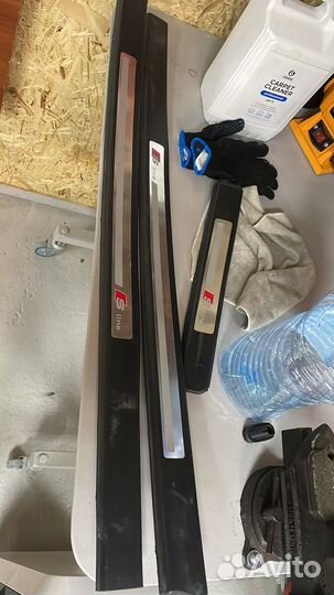 Накладки на пороги Audi S3 8P 2008-2012