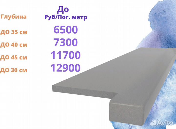 Подоконник кварцевый агломерат