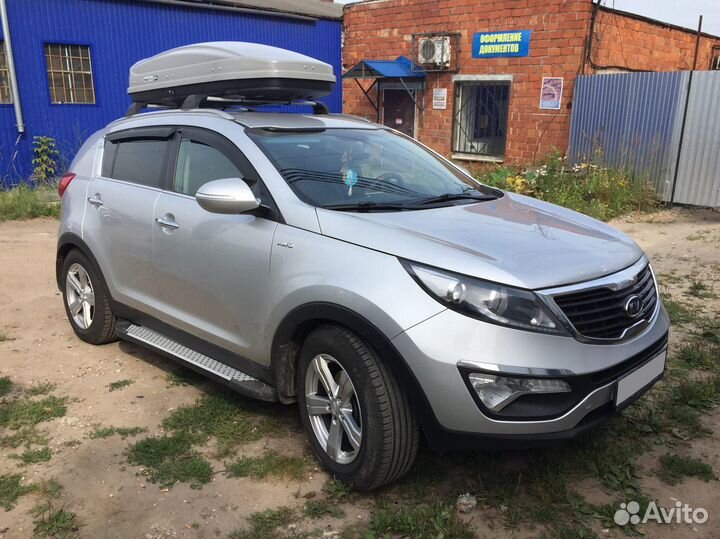 Автобокс на киа спортейдж (бокс на крышу KIA sport