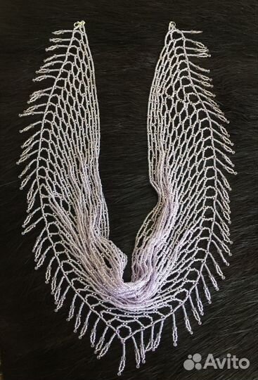 Косынка из бисера