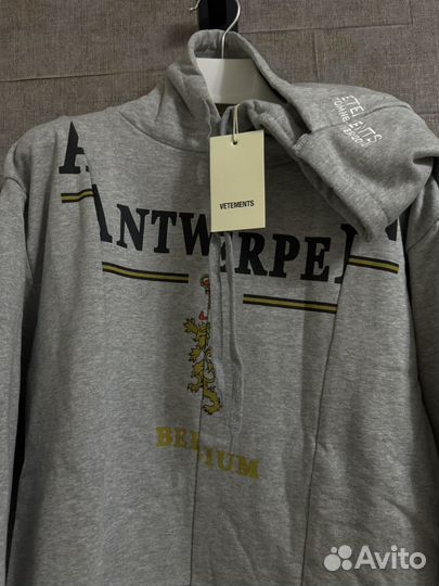 В Наличии Vetements antwerpen split hoodie худи