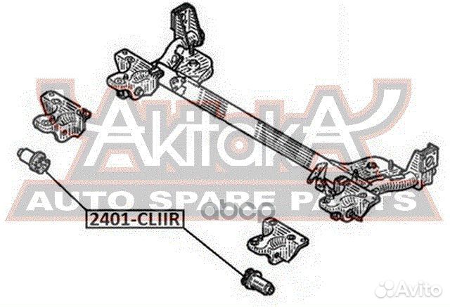 Сайлентблок задней балки renault renault clio I