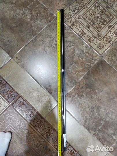 Штанга мебельная 25мм хром отрезок 88см